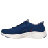 Sapatilhas Skechers Slip-In Contour Foam - Azul Confortável Homem
