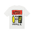 Camiseta Vans Vans On Canvas Ss White Niño