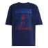 T-shirt Enfant adidas Lk Mrvl Sm bleu foncé/blanc