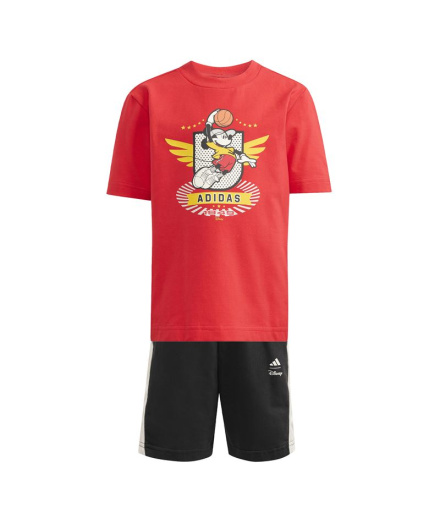 Set Infantil Conjunto Lk Dy Mm adidas Ruby / Off White