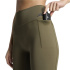 Malhas Fitness Mulher adidas Opt 1/1, tamanho G, cor verde-oliva com camadas.