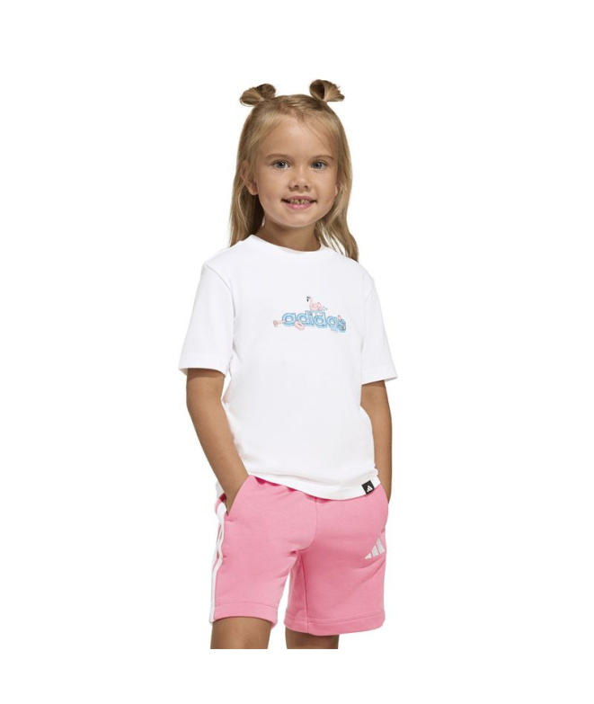Camiseta adidas Lk Summer Infantil Blanco