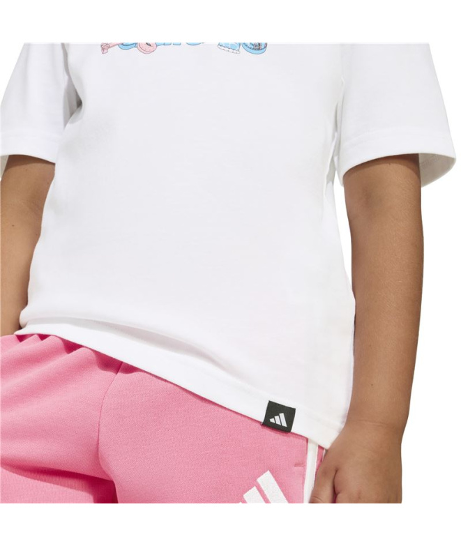 Camiseta adidas Lk Summer Infantil Blanco