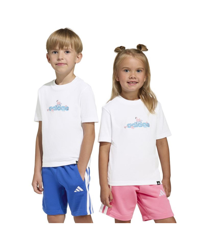 Camiseta adidas Lk Summer Infantil Blanco