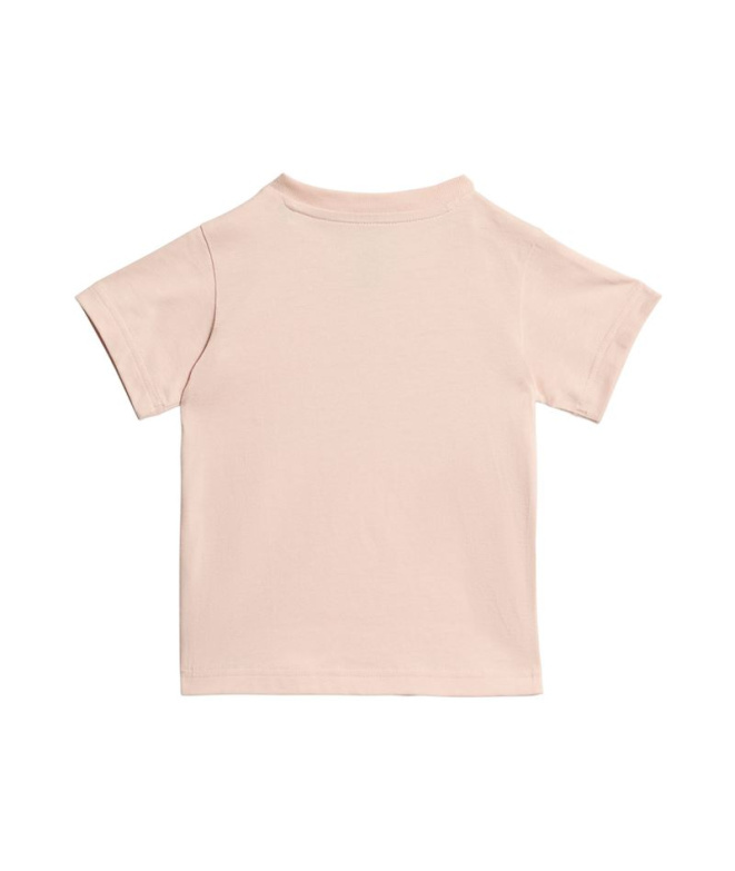 Camiseta adidas Tirons Infantil Rosa rubor