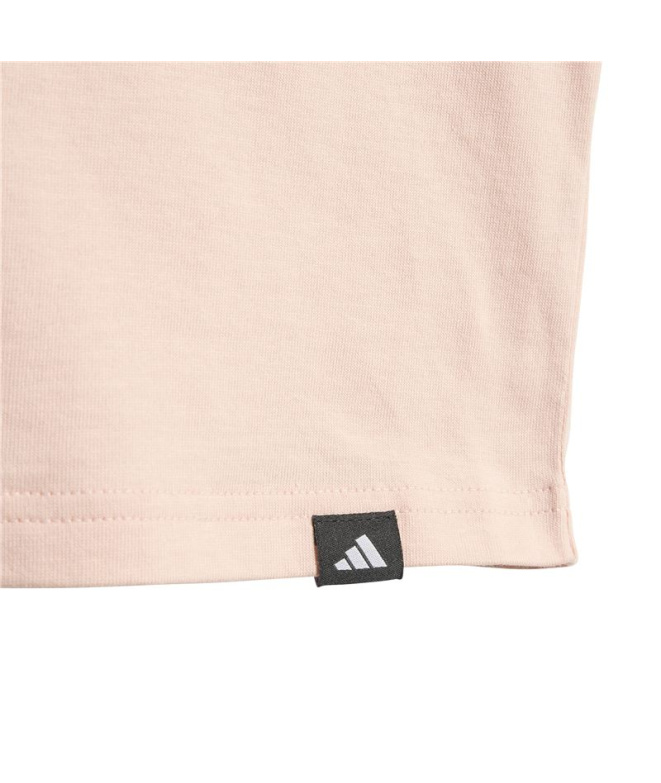 Camiseta adidas Tirons Infantil Rosa rubor