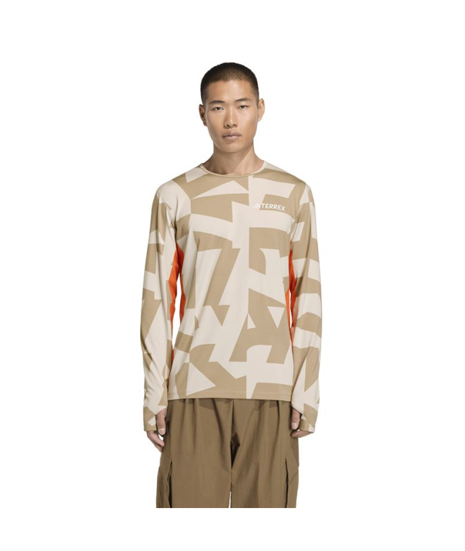 T-shirt Montagne Adidas Multi Synthetic Homme ,...