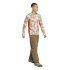T-shirt Montagne Adidas Multi Synthetic Homme , beige/blanc