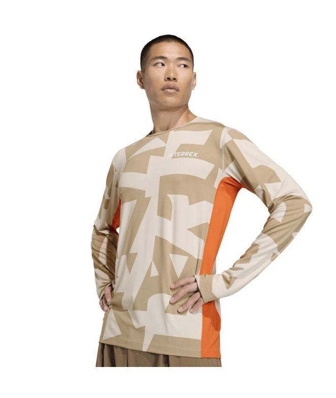 T-shirt Montagne Adidas Multi Synthetic Homme ,...