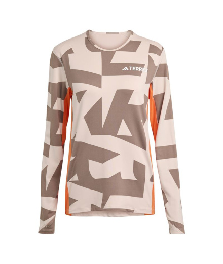 T-shirt Adidas Wonder Femme Multi Synthetic Montagne , Taupe