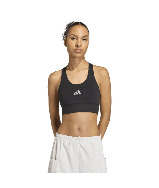 Brassiere de sport Fitness noir Adidas adi365...