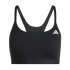 Brassiere de sport Fitness Adidas Optime Essentials Workout, Support léger, Femme , noir