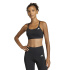 Brassiere de sport Fitness Adidas Optime Essentials Workout, Support léger, Femme , noir