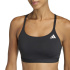 Brassiere de sport Fitness Adidas Optime Essentials Workout, Support léger, Femme , noir