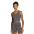 Sujetador Deportivo de Fitness Adidas soporte medio All Me Mujer Café Aurora Mel.