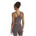 Soutien Fitness gorge de sport Adidas All Me Femme support moyen Brassiere de sport marron Aurora Mel.