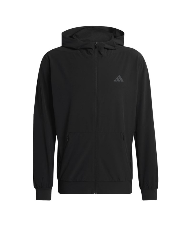 Veste Fitness hybride Adidas D4T Homme noire