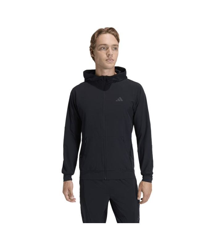 Casaco Adidas D4T Hybrid Homem Fitness Preta