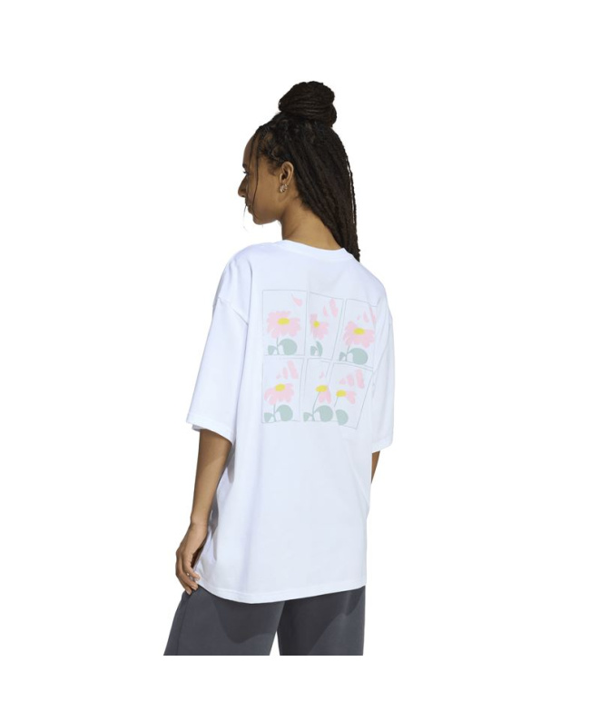 Camiseta Adidas Soft Side Oversized Graphic...