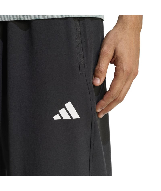 Calça Fitness Adidas 3/4 para Homem , preta.