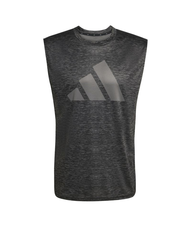 Camiseta Adidas Brandlove Homem Fitness Cinza...