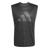 Camiseta Adidas Brandlove Homem Fitness Cinza Seis Mel / Cinza Quatro