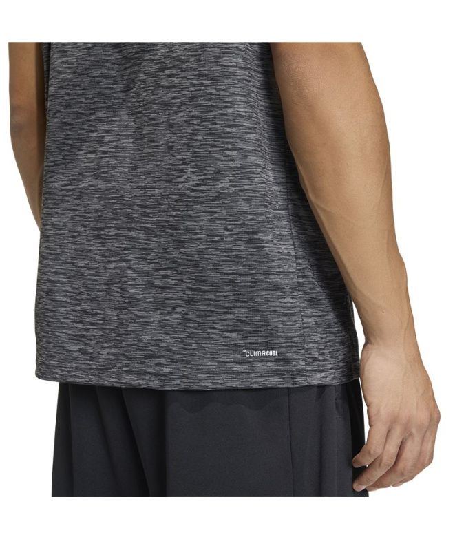 T-shirt Fitness Adidas Brandlove Homme gris 6...