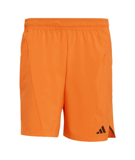 Calça Fitness adidas D4T Homem cor laranja pura.