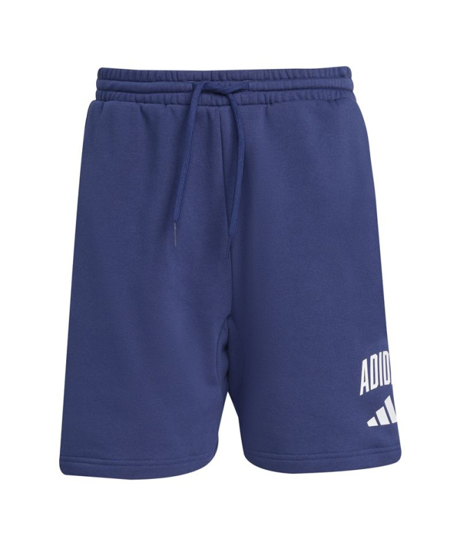 Calça adidas Collegiate Sh Homem Azul Escuro