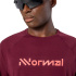Camiseta de Trail Nnormal Race T-shirt 02 Burgundy Hombre