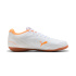 Sapatilhas Futsal Puma Truco IV Jr, branco-laranja fluorescente-V, Menino