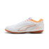 Sapatilhas Futsal Puma Truco IV Jr, branco-laranja fluorescente-V, Menino
