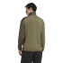 Casaco Homem adidas Terrex Multi CLIMAWARM com zíper frontal e tecido tecnológico em fleece - Verde Montanha