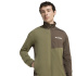 Casaco Homem adidas Terrex Multi CLIMAWARM com zíper frontal e tecido tecnológico em fleece - Verde Montanha