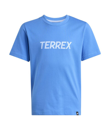 Camiseta Infantil adidas Mt Logo Ray Blue Montanha