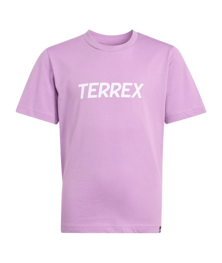 Camiseta de Montaña adidas Mt Logo Infantil Morado de...