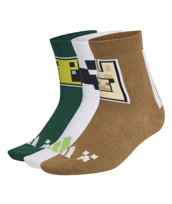 Meias Infantil adidas Minecraft 3Pp...
