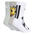 Meias Infantil adidas Lk Minecraft 3P Sama/Brgrin/Branco