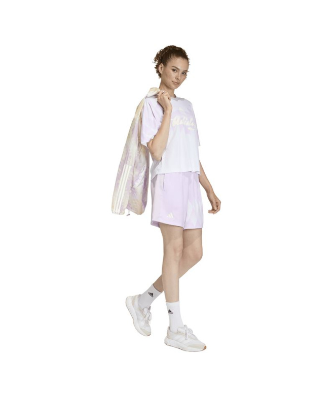 T-shirt Femme adidas Tiro Cg Ho Blanc/Blanc/Lilas