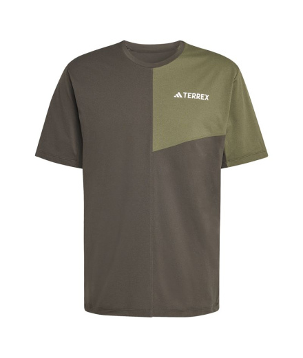 T-shirt adidas Montagne pour homme, couleur olive Homme