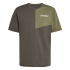 T-shirt adidas Montagne pour homme, couleur olive Homme