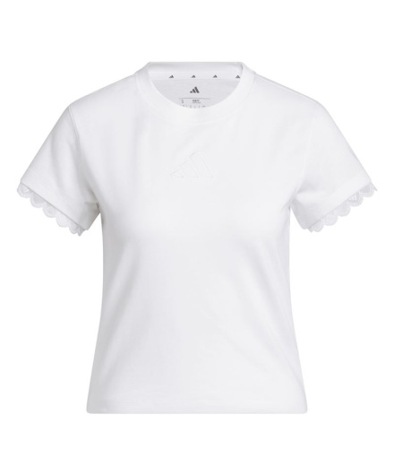 T-shirt Femme adidas SC Outlined blanc