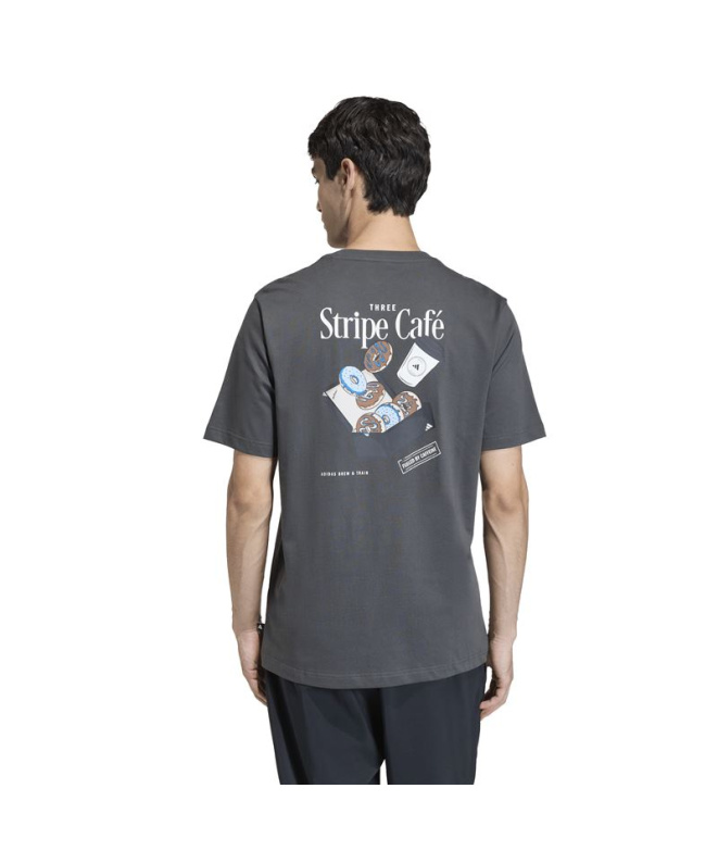 T-shirt Homme adidas Donut Box gris