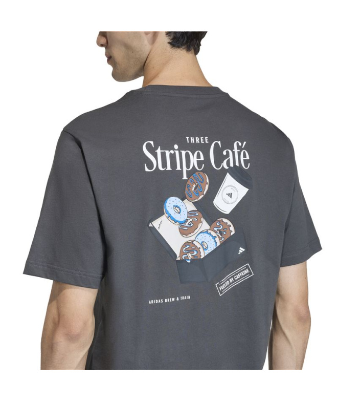 T-shirt Homme adidas Donut Box gris