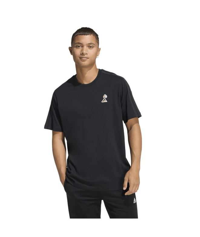 Camiseta preta Homem adidas Coffee PR