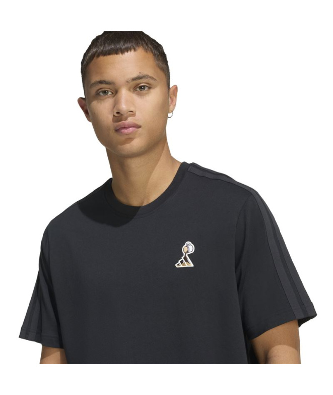 Camiseta preta Homem adidas Coffee PR