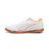 Sapatilhas Futsal Puma Truco IV, branco-laranja fluorescente, Homem