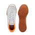 Sapatilhas Futsal Puma Truco IV, branco-laranja fluorescente, Homem