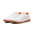 Sapatilhas Futsal Puma Truco IV, branco-laranja fluorescente, Homem