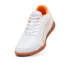 Chaussures Futsal Puma Truco IV, blanc-orange fluo, Homme